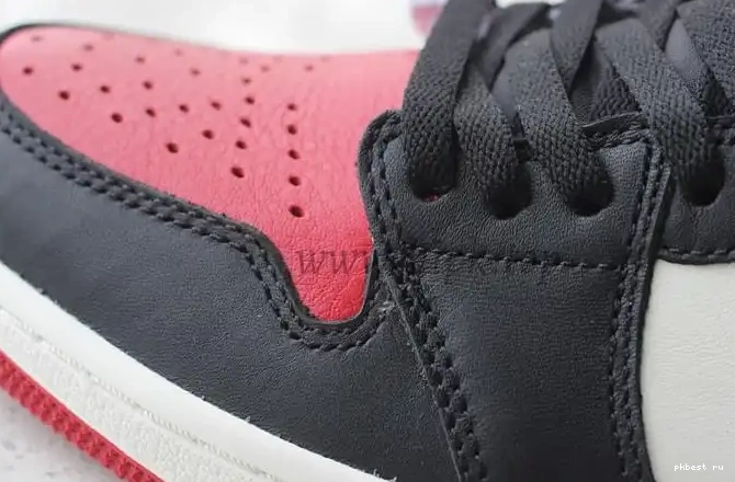 GOD IN THE ONLY PK AIR BEST BRED THE RETAIL LEATHER TOE JORDAN 1 MARKET VERSION CORRECT 0503